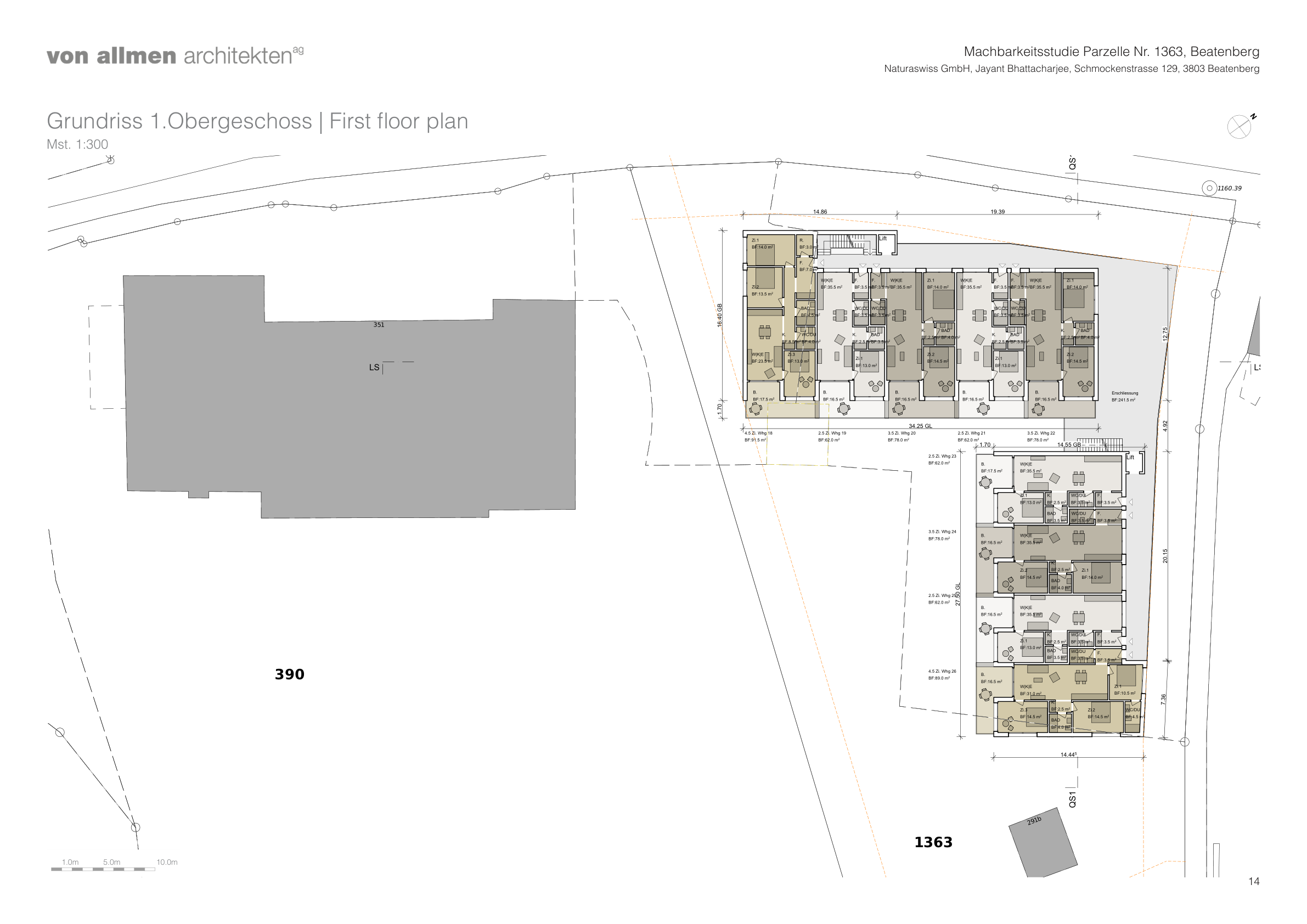 3.5 Room Alpine Suite Floor Plan